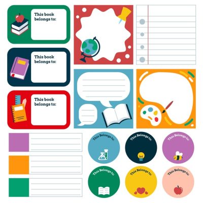 Paper Stickers For Stationery Use